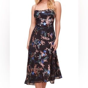 ASTR The Label Gaia Floral Midi Dress